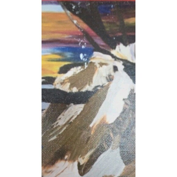 Shay B Dean "American Natives" Print Art Work Giclee On Canvas 16" X 24" Signed - Picture 5 of 8